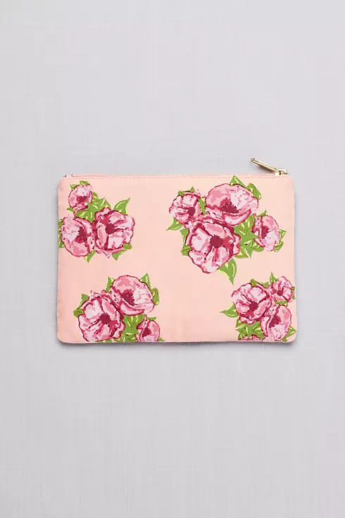 Maid of Honor Floral Canvas Pouch Image 2