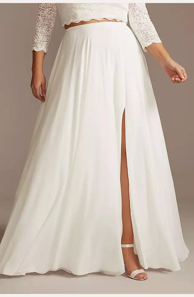 Chiffon Wedding Separates Circle Skirt Image