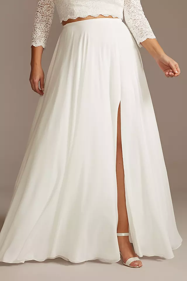 Chiffon Wedding Separates Circle Skirt Image