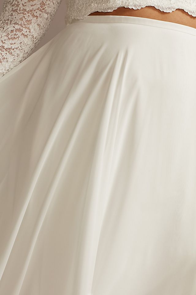 Chiffon Wedding Separates Circle Skirt Image 4