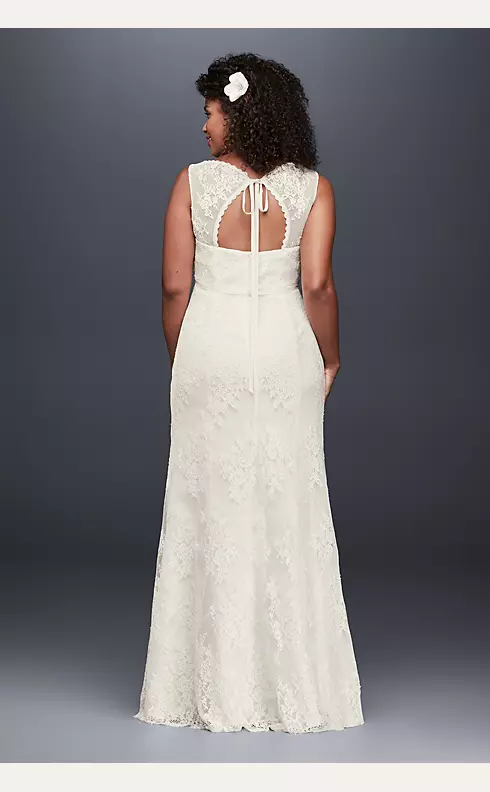 As-Is Plus Size Wedding Dress with Empire Waist Image 2