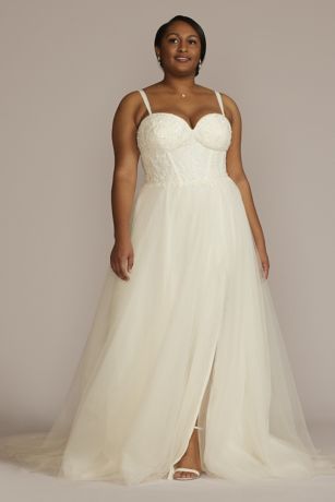 Long A-Line Wedding Dress - DB Studio