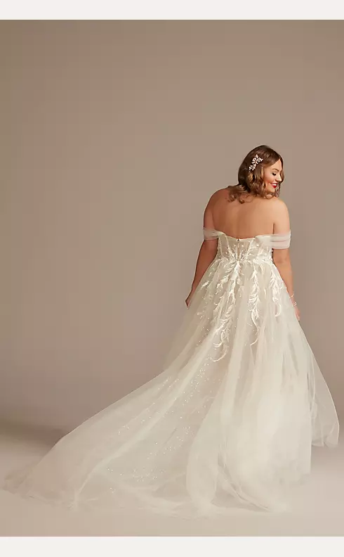 Plus Size Wedding Dress: Bridal Bodysuit With Open Back and Long Sleeves  Long Tulle Skirt Simple and Elegant for Garden Wedding or Boho -  Canada