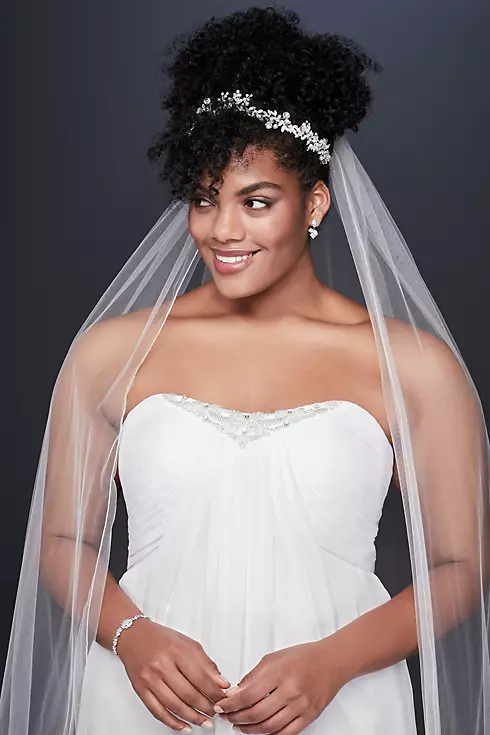 As - Is Pleated Chiffon Plus Size Wedding Dress Image 3