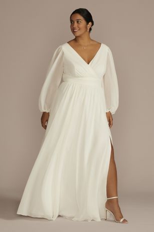 simple plus size wedding dresses