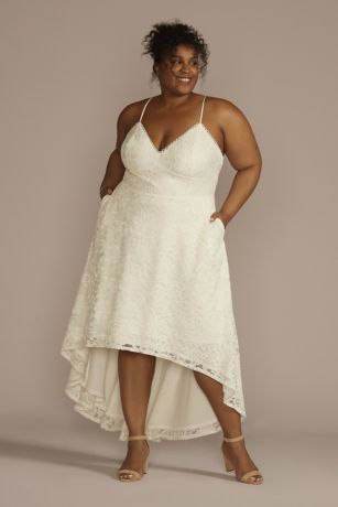 Davids Bridal High Low Dress