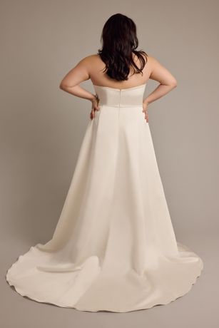 Strapless Satin Maxi Bridesmiad Dresses with Shawl Lilac