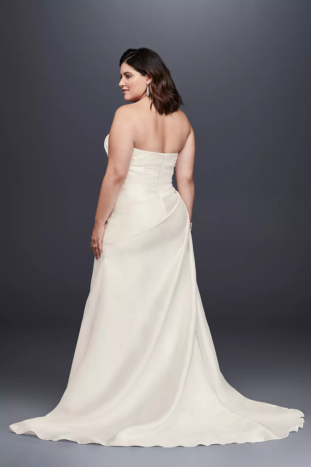 As-IsPlus Size Wedding Dress with Slit Skirt Image 2