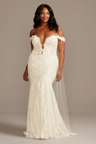 curvy mermaid wedding dress