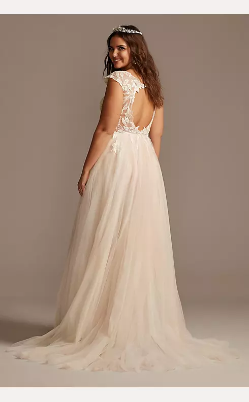 Size 20W David's Bridal SLSWG862 Ivory/Cashmere Gown – Bridal Sense