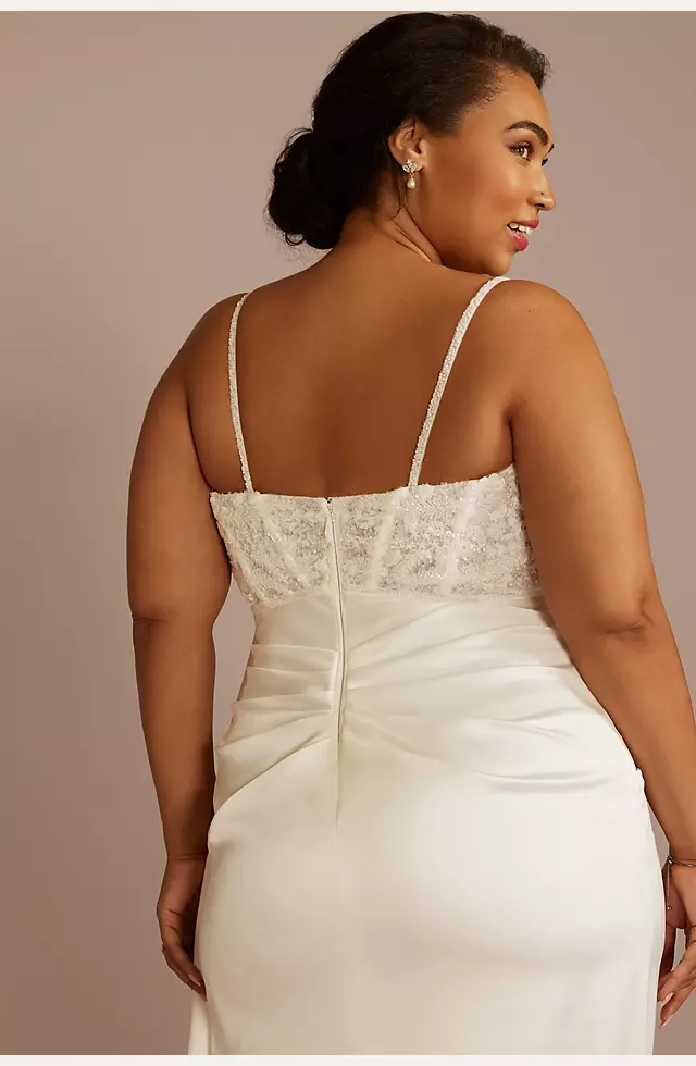 Couture Beaded Plus Size Corset Dress - Ndiritzy