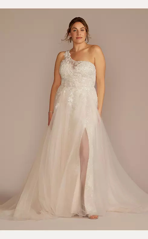 ASO EBI African High Split Overskirt Wedding Dress With Beaded Appliques,  One Shoulder, Keyhole Neckline, And Slit Plus Size Bridal Gown BC14877 2023  From Babynice666, $251.53