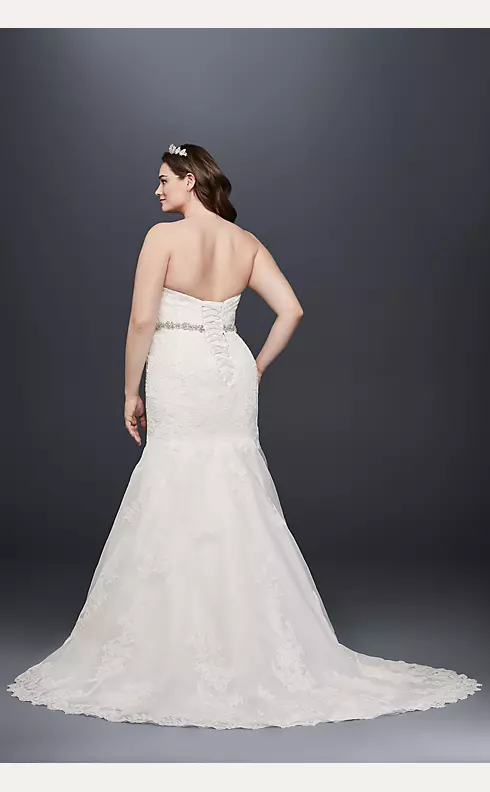 Sweetheart Trumpet Gown with Beaded Sash Image 2