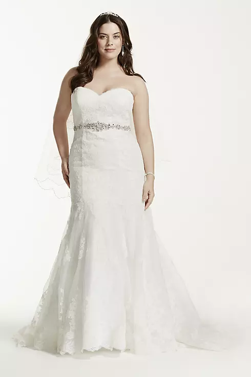 As-Is Sweetheart Trumpet Plus Size Wedding Dress Image 1