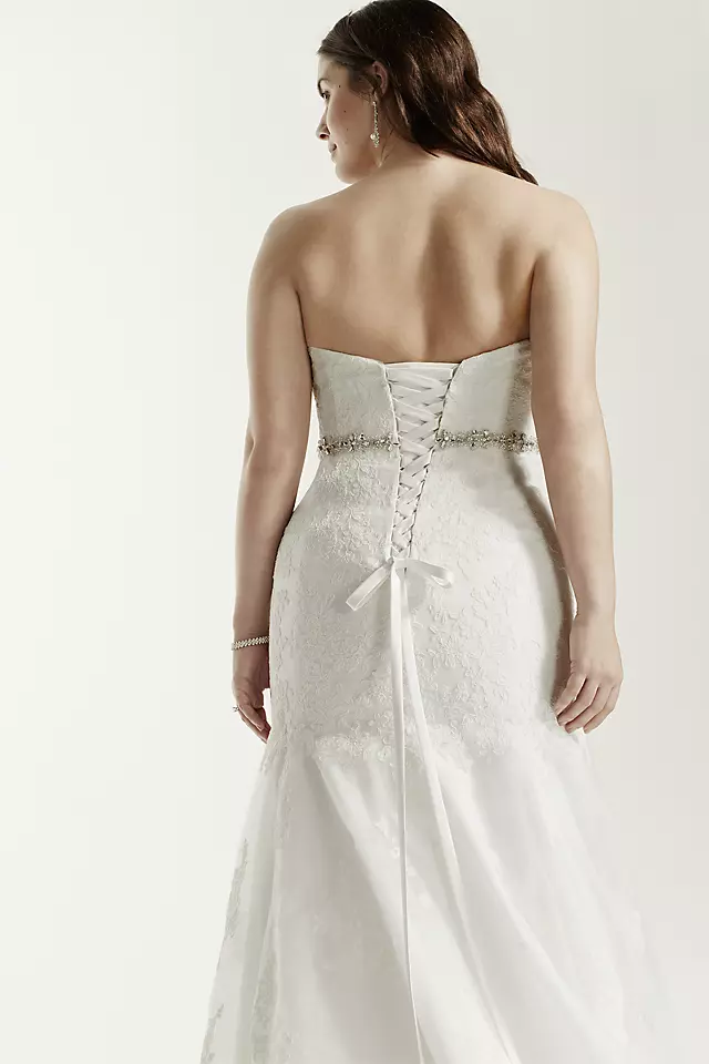 As-Is Sweetheart Trumpet Plus Size Wedding Dress Image 3