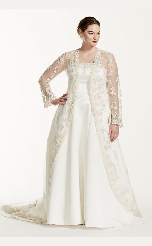 Size Wedding Dress with Beaded Lace | David's Bridal