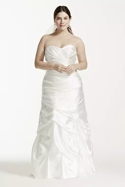 As-Is Pick-Up Skirt Plus Size Wedding Dress Image 1