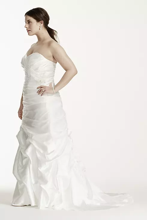 As-Is Pick-Up Skirt Plus Size Wedding Dress Image 3