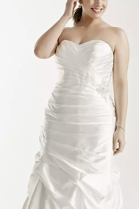 As-Is Pick-Up Skirt Plus Size Wedding Dress Image 4