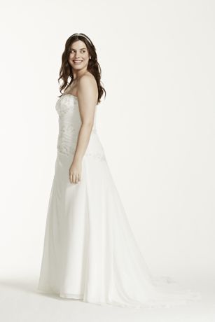 chiffon over satin