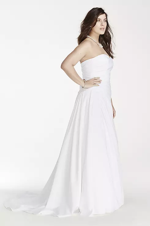 As-Is A-Line Plus Size  Drop Waist  Wedding Dress Image 3
