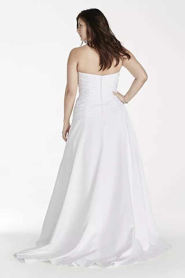 As-Is A-Line Plus Size  Drop Waist  Wedding Dress Image 2