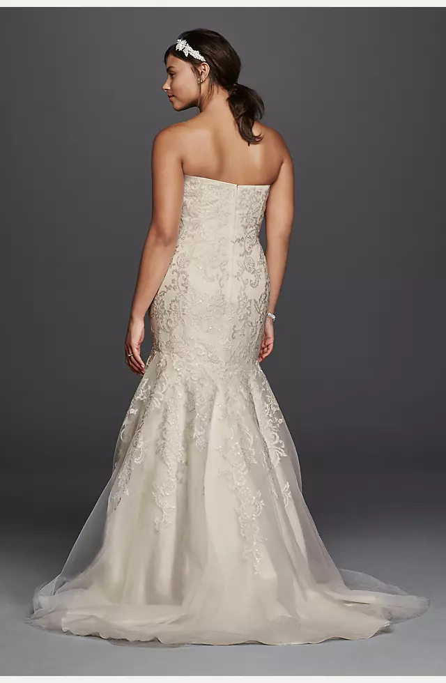 Jewel Lace Wedding Dress with Sweetheart Neckline Image 2