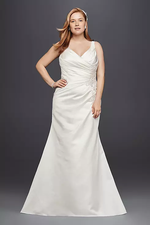 As-Is Plus Size Mermaid Wedding Dress Image 1