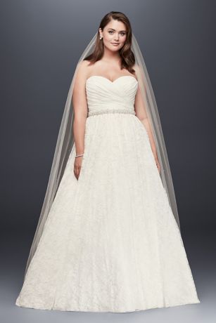 western style wedding dresses plus size