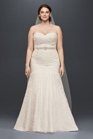 Image of wedding dress plus size simple