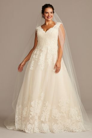 best wedding dress for chubby bride