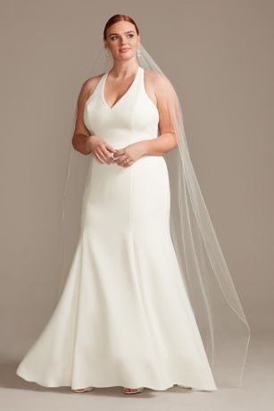 Long Sheath Wedding Dress - David's Bridal Collection