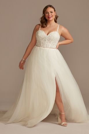 Long A-Line Wedding Dress - DB Studio