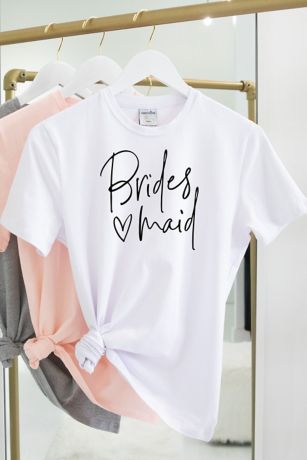 Bridesmaid Fitted Stretch Cotton T-Shirt