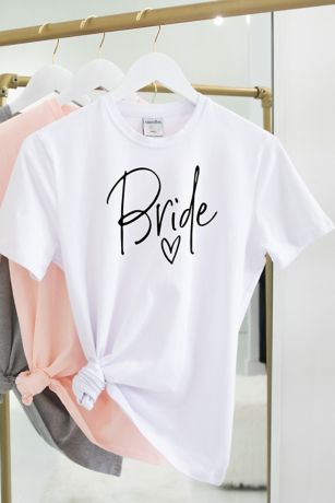 Bride Fitted Stretch Cotton T-Shirt