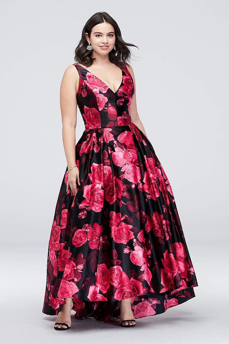 Black Plus Size Prom Dresses