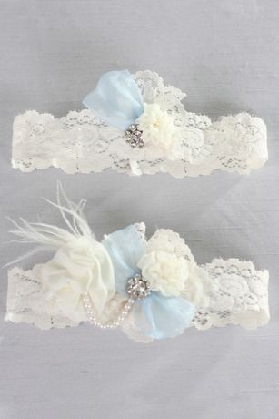 Bridal Garters Wedding Garter Sets In All Sizes David S Bridal