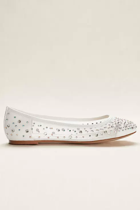 Ballet Flat with Scattered Crystal Accesnts Image 3