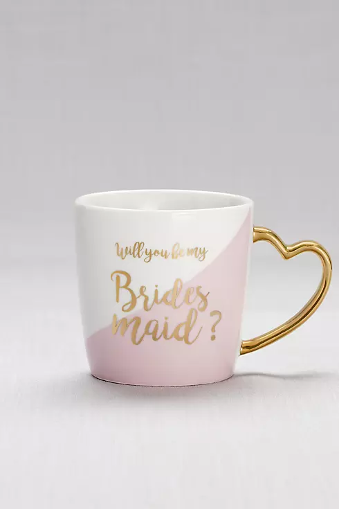 Heart-Handled Bridesmaid Mug Image 1