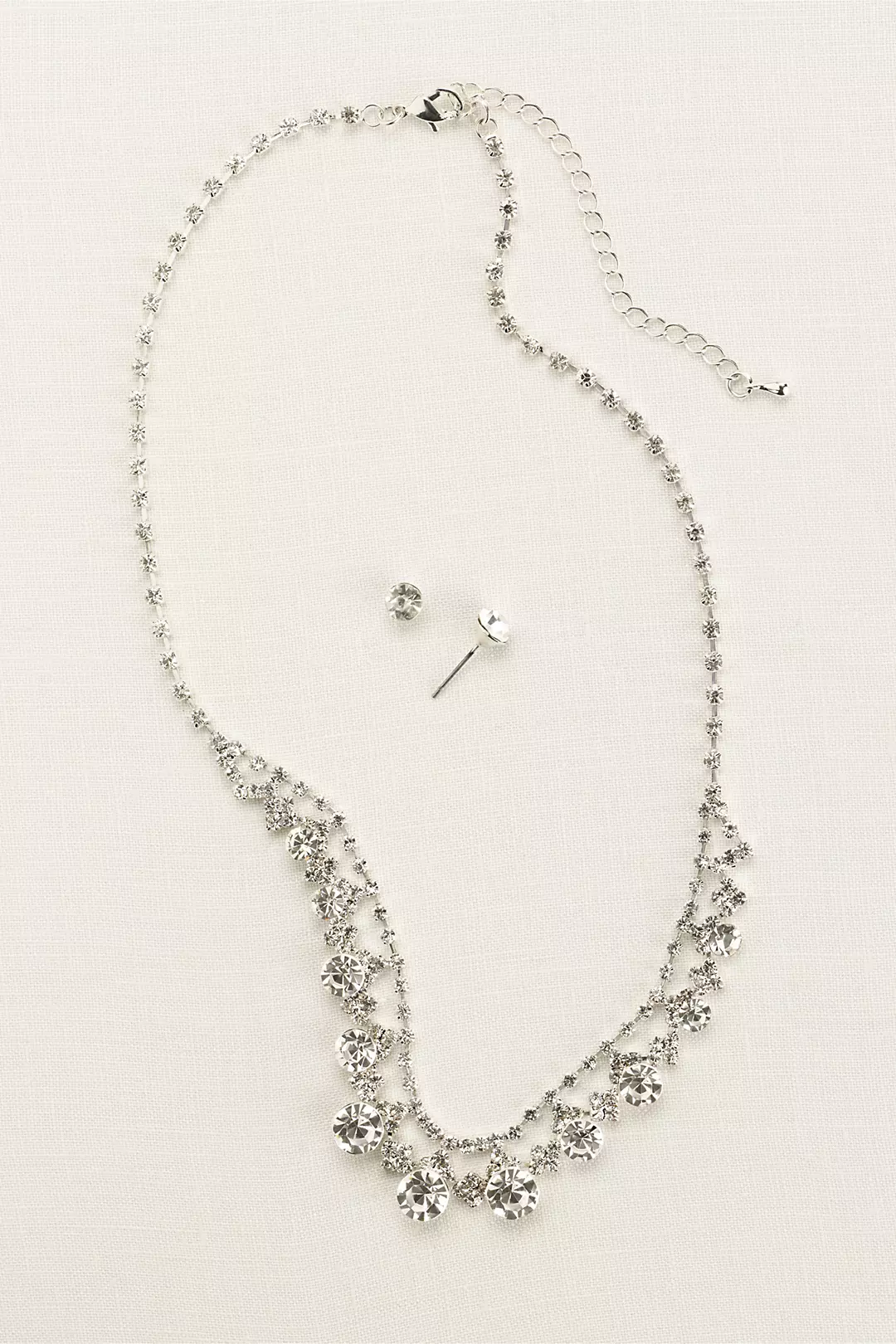 Classic Crystal Necklace and Earring Set Image