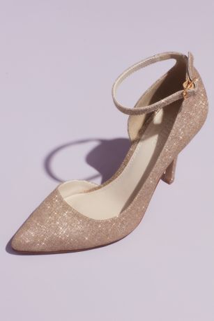 metallic bridesmaid shoes