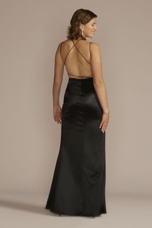 ぴのこ andresd satin dress ぴのこ andresd satin dress Double