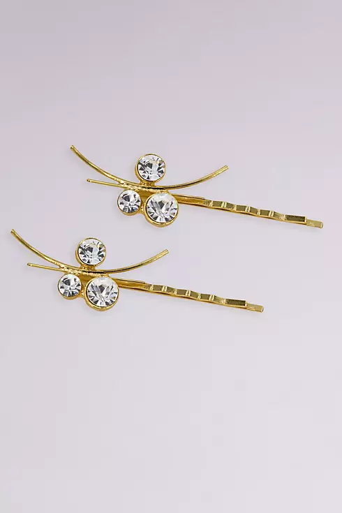Swarovski Crystal Grecian Inspired Bobby Pin Set Image 1