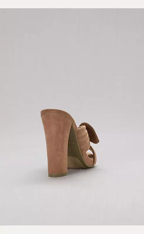Knotted Faux-Suede Mules Image 2