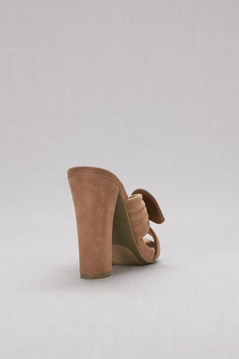 Knotted Faux-Suede Mules Image 4