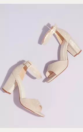 Chunky Block Heel Sandals with Ankle Strap Image 3