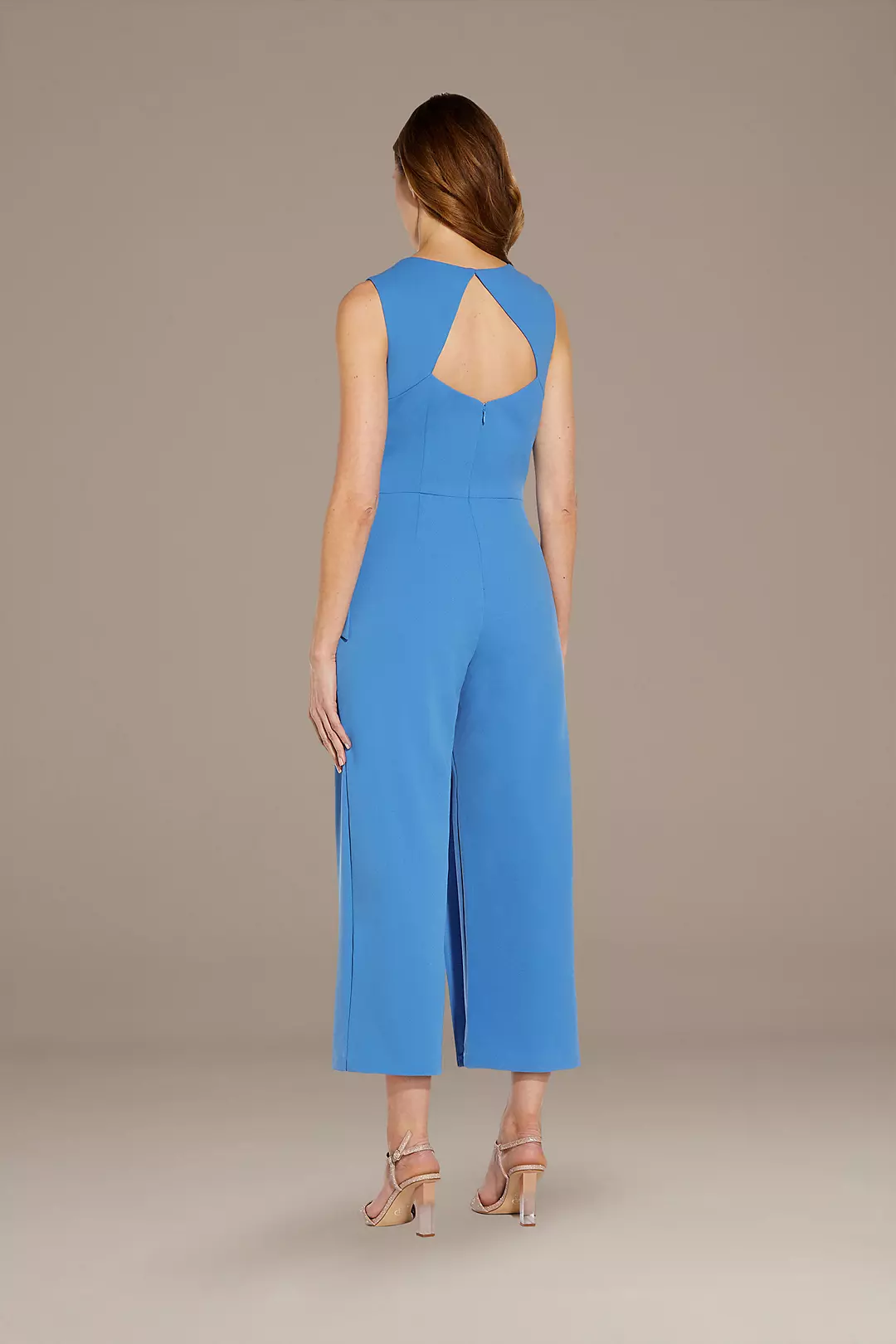 Crepe Jumpsuit with Open Back Image 2