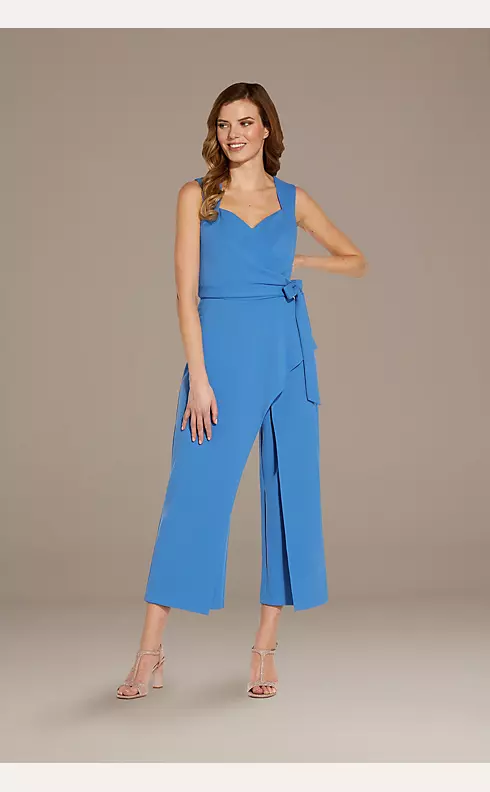 Crepe Jumpsuit with Open Back Image 1