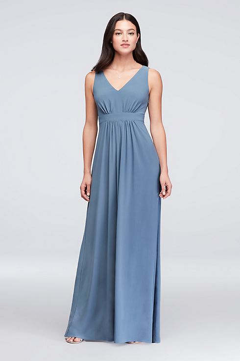 Jersey Bridesmaid Dress with Sequin Back  Image 4