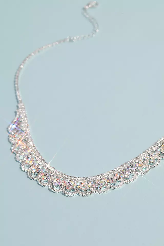 Iridescent Crystal Three-Piece Quince Jewelry Set Image 2